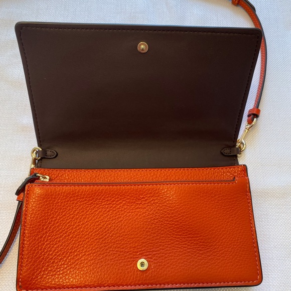 Coach crossbody/clutch Pepper Orange - Picture 4 of 9